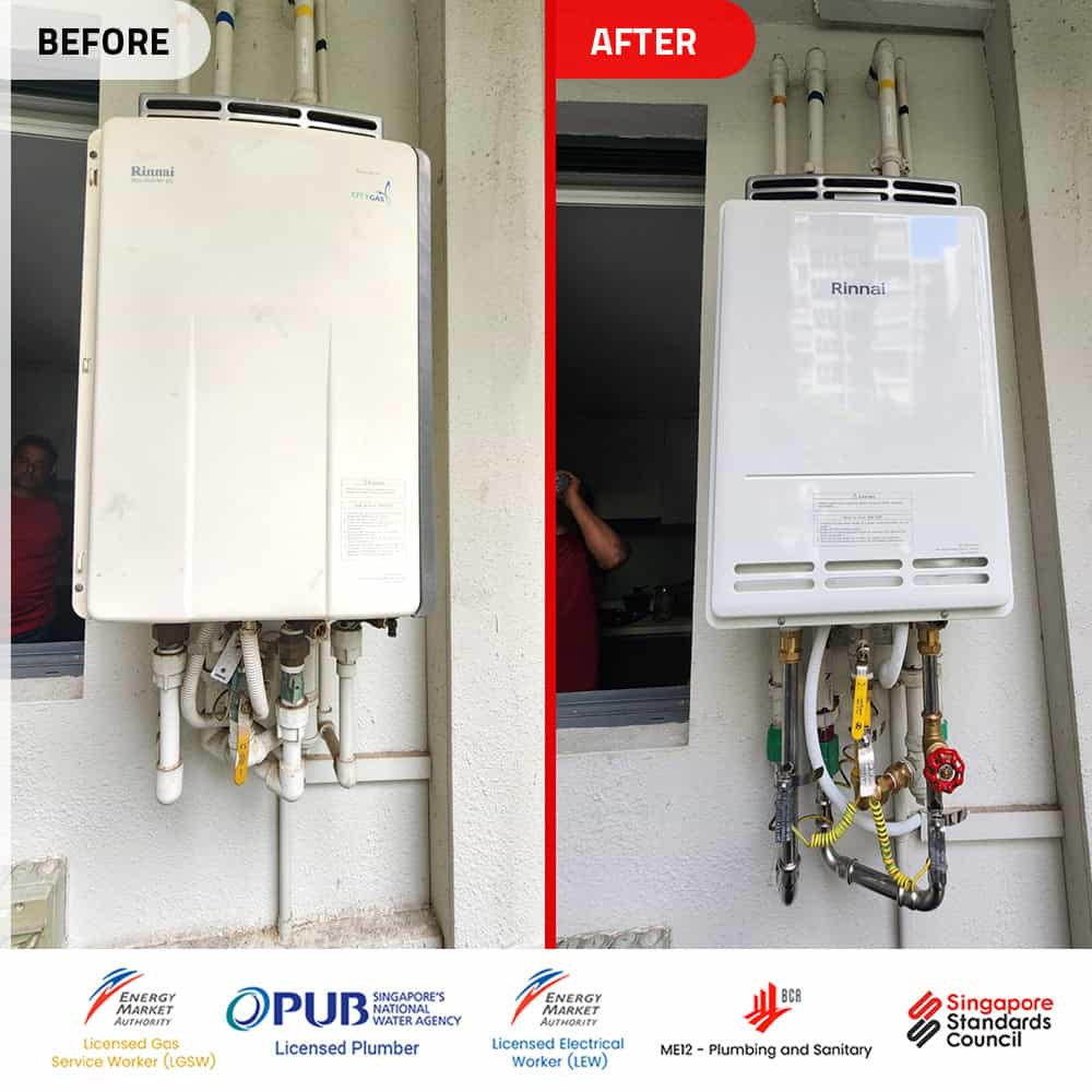 Rinnai Gas Heater at Twin Fountains Replacement.00