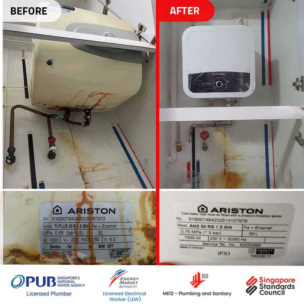 Ariston Water Heater Leaking Replacement.HDB. 00
