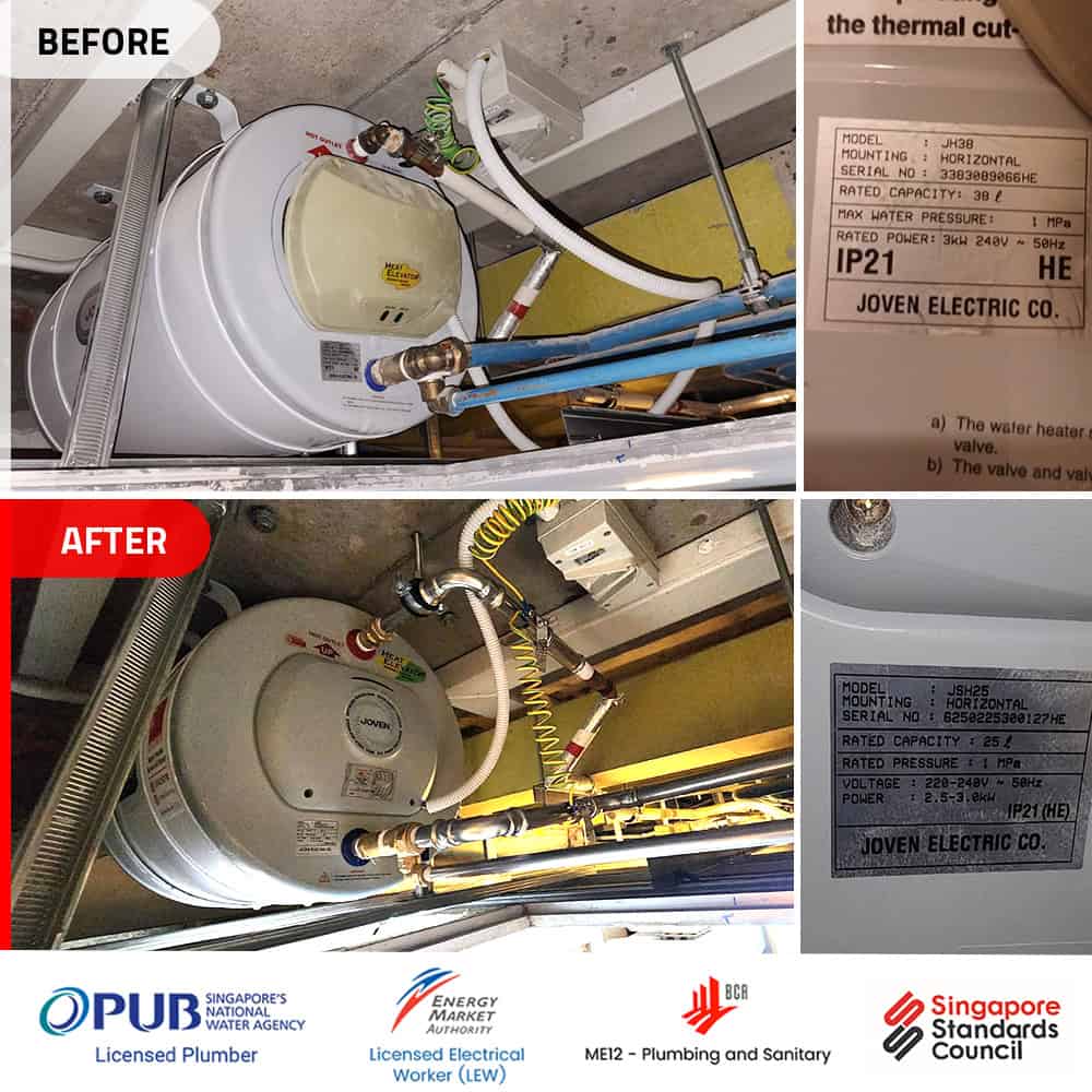 Joven Water Heater No Hot Water Replacement.00