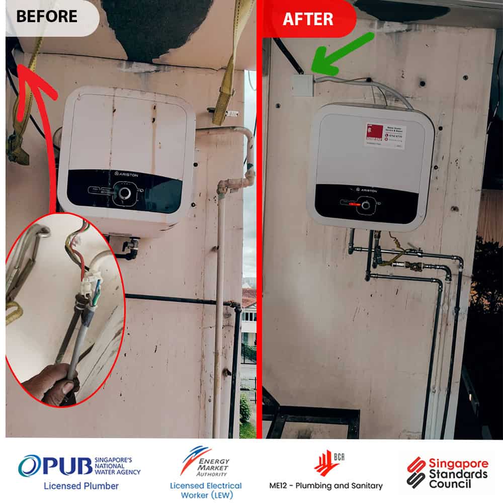 Ariston Power Tripping Replacement.Sembawang Springs Estate. 00
