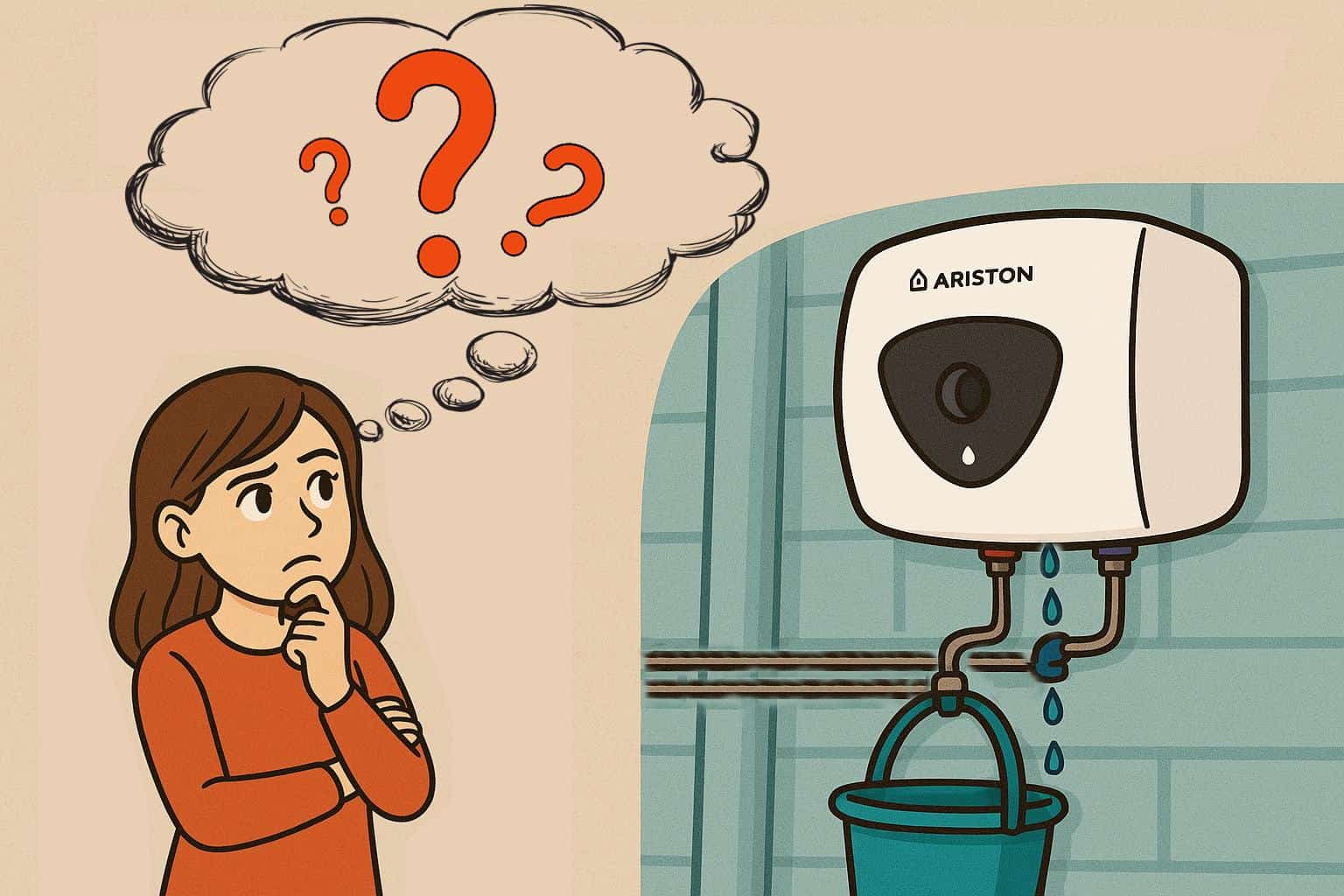 Ariston Storage Water Heater Leaking- 10 Causes & Solutions