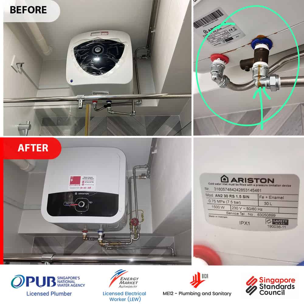 Ariston Water Heater Installation .HDB. 00