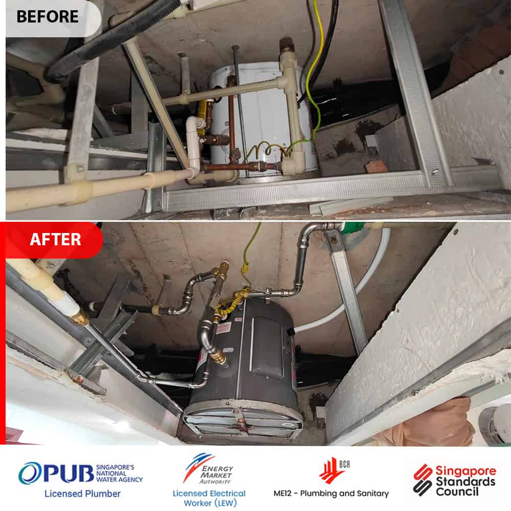 Rheem Water Heater Replacement.Condo. 00