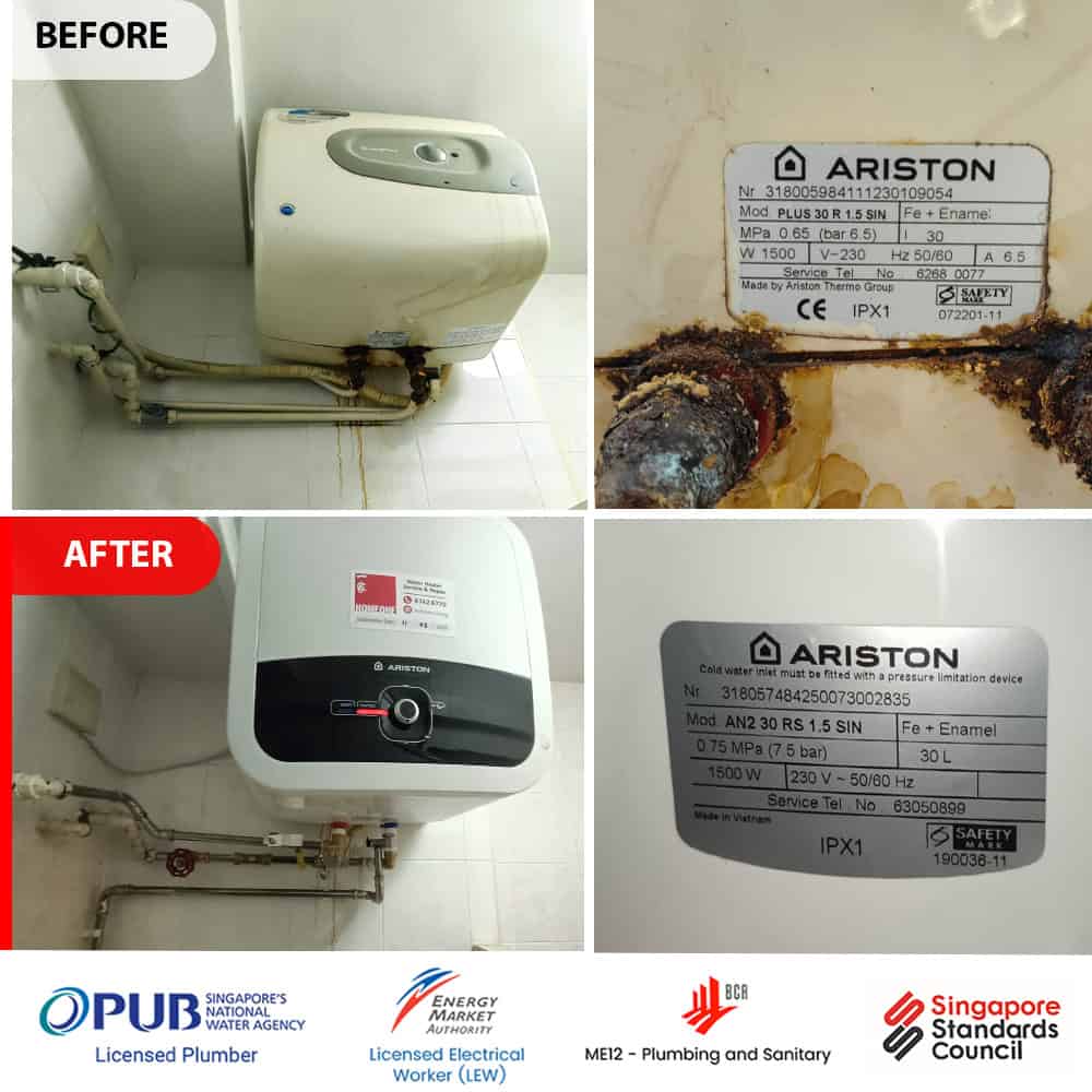 Ariston Water Heater Rusty .HDB. 00