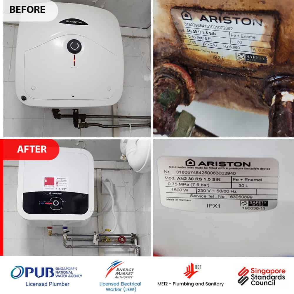 Water Heater Corrosion Ariston.HDB. 00