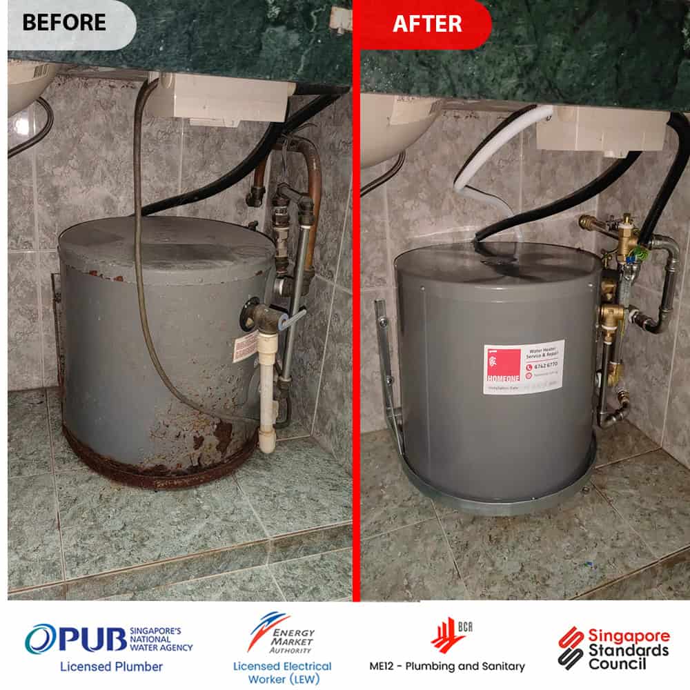 Rheem Water Heater Corrosion. Landed. 00