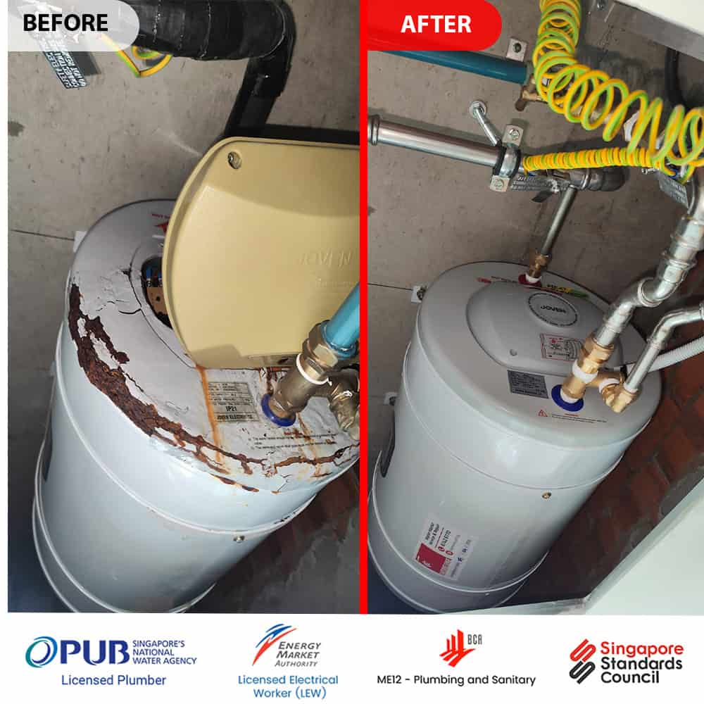Water Heater Rusty Joven. Condo. 00