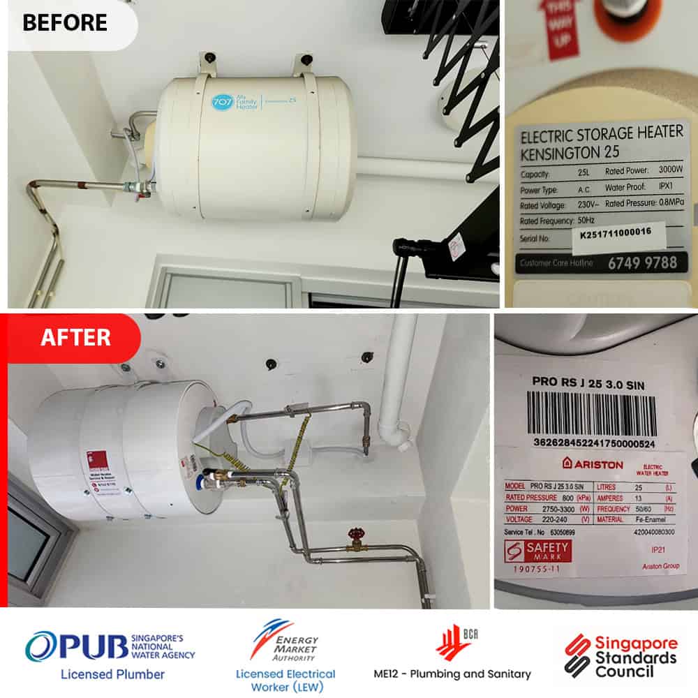 707 Water Heater Replacement -HDB 00