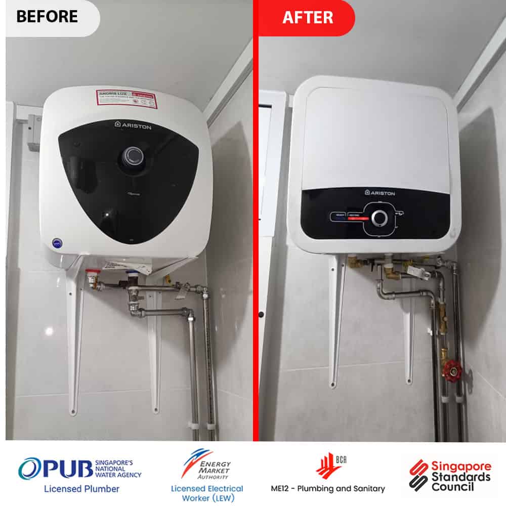 Ariston Water Heater Replacement.15L.HDB. 00