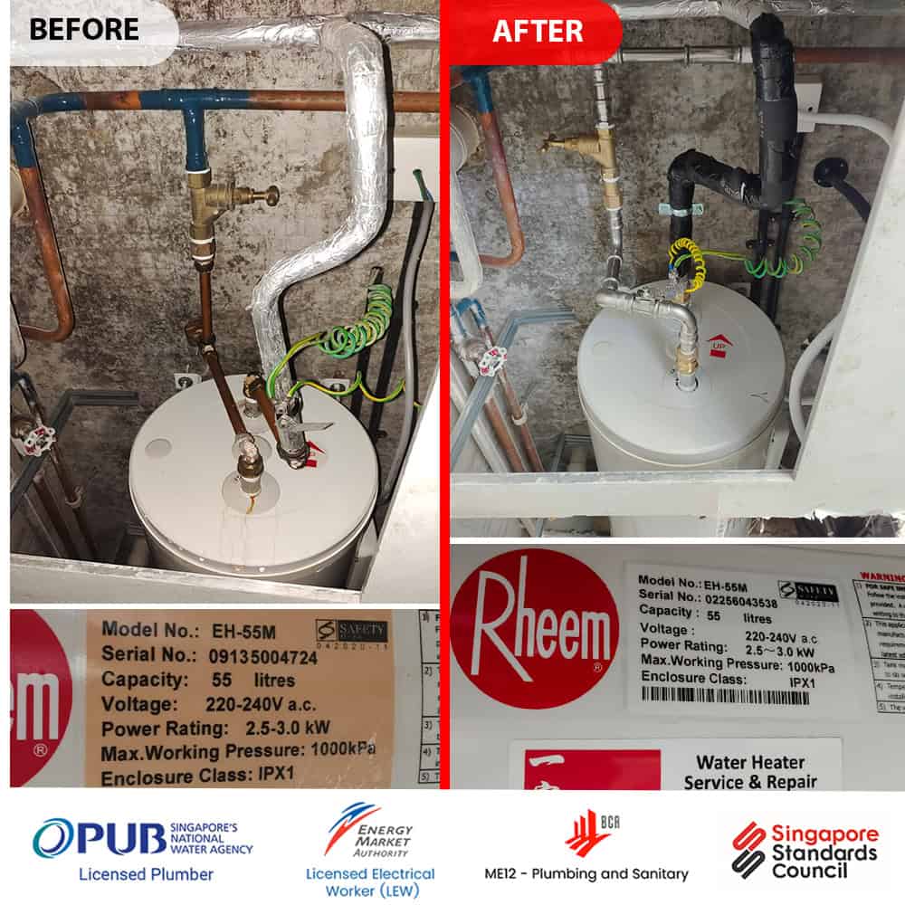 Rheem Water Heater Leaking - Condo. 00