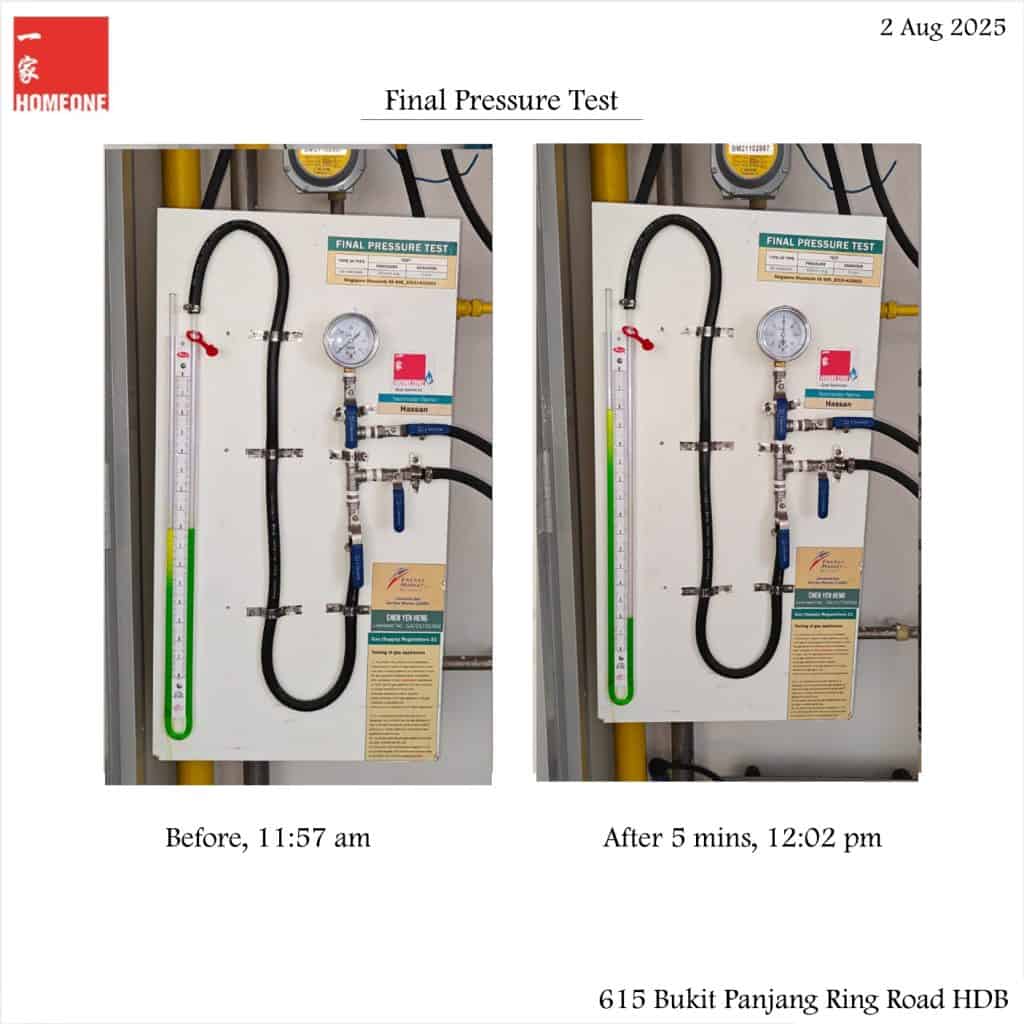 Bosch Gas Water Heater- HDB Replacement.Final Pressure Test 00