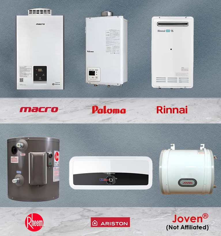Water heater replacement brands in Singapore