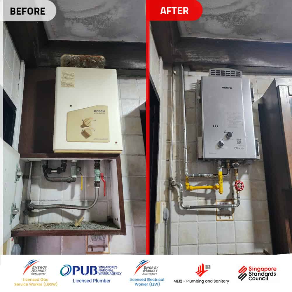 Indoor Bosch JSRZ5-T PG Gas Water Heater HDB 00
