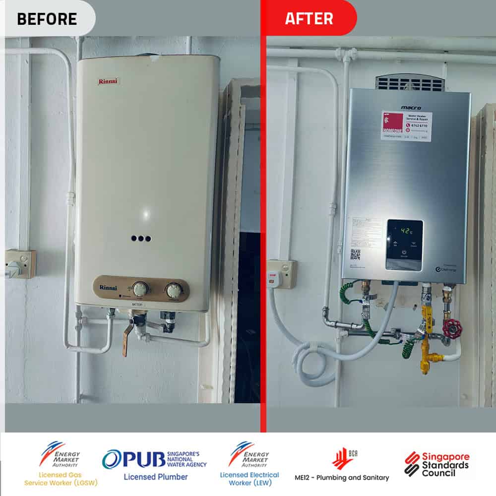 Indoor Rinnai REU-10CFA Gas Water Heater HDB 00