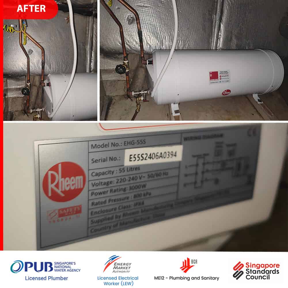 Boat Water Heater Replacement. 02