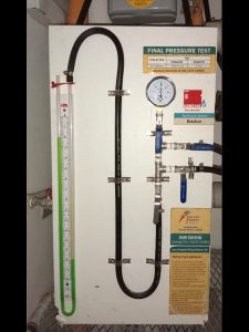 City Gas Heater Beeping Sound at Inz Residences Final Pressure Testing