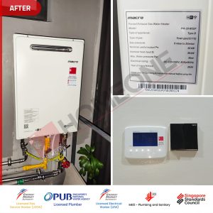 City Gas Heater Beeping Sound at Inz Residences - Gas Heater Replacement 03