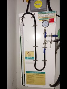 City Gas Heater Do Not Ignite at The Sound - Final Pressure Test