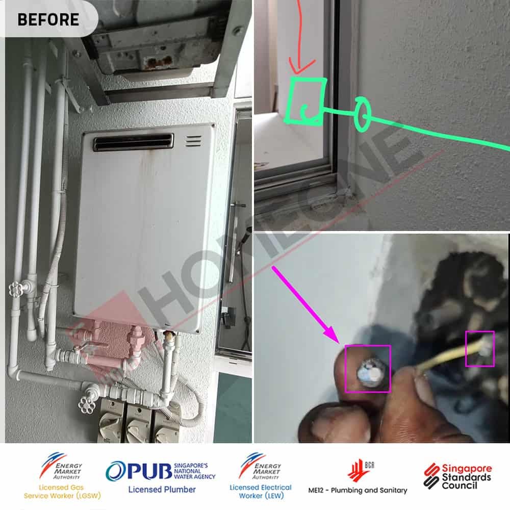 City Gas Heater E2 Error Code at Caspian - Gas Heater Replacement 02