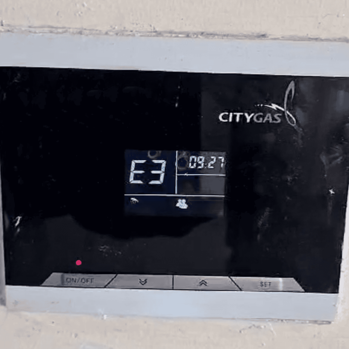 City Gas Heater E3 Error Code at Centro Residences Take A Photo 1