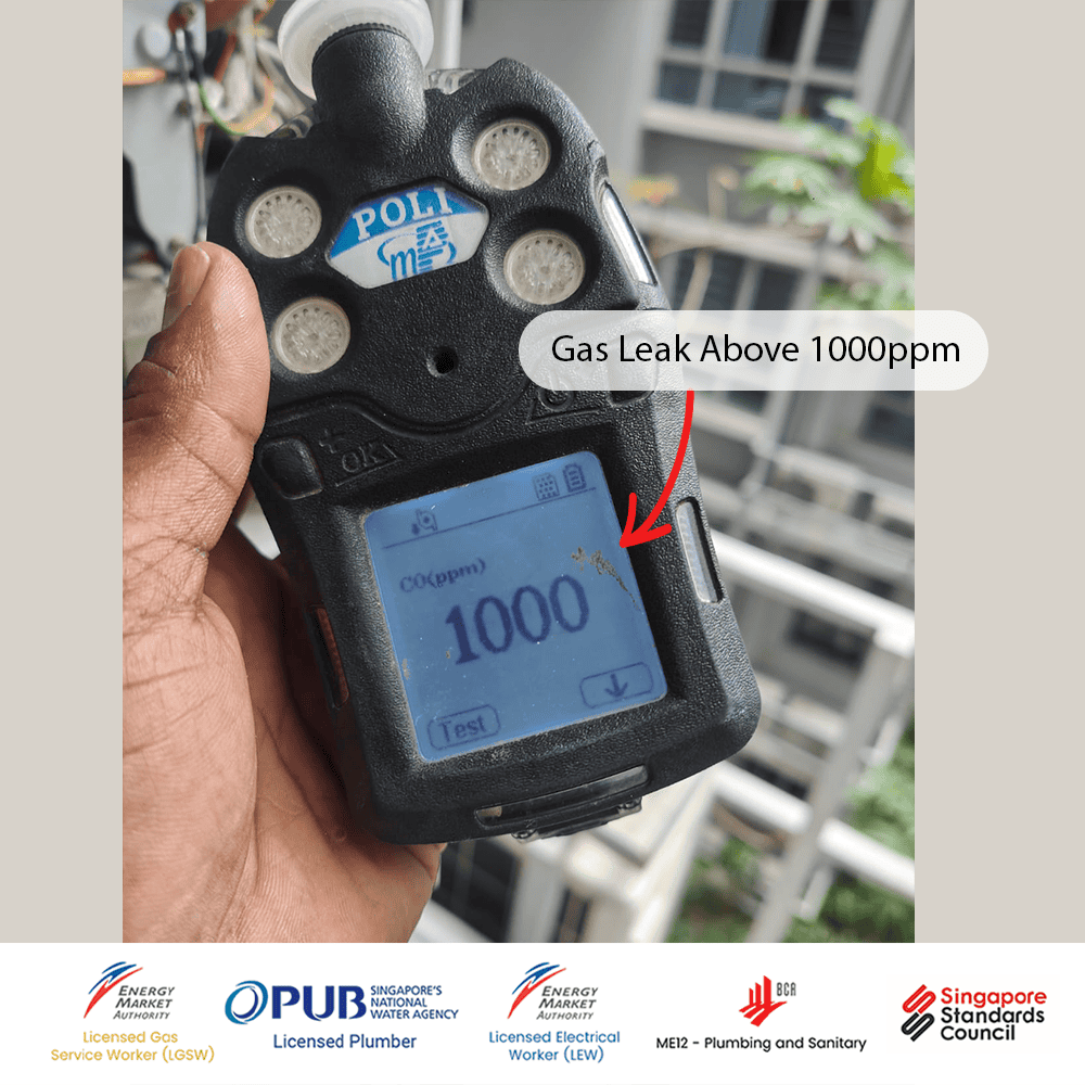 City Gas Heater Waterfront Key E8 Error Code Gas Leak Above 1000ppm