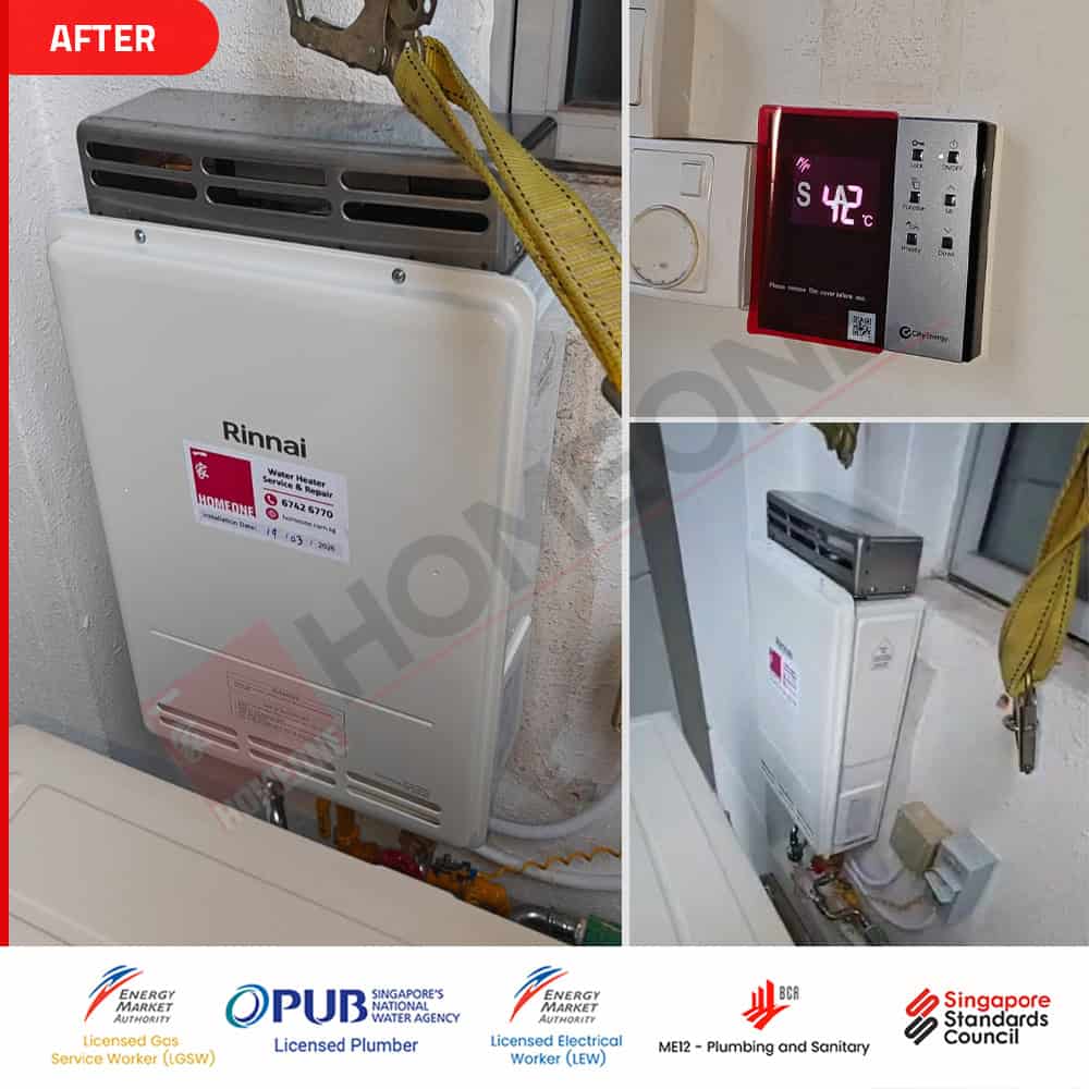 Gas Water Heater Leaking Water at Heat Exchanger - The Lakeshore- After Replaced
