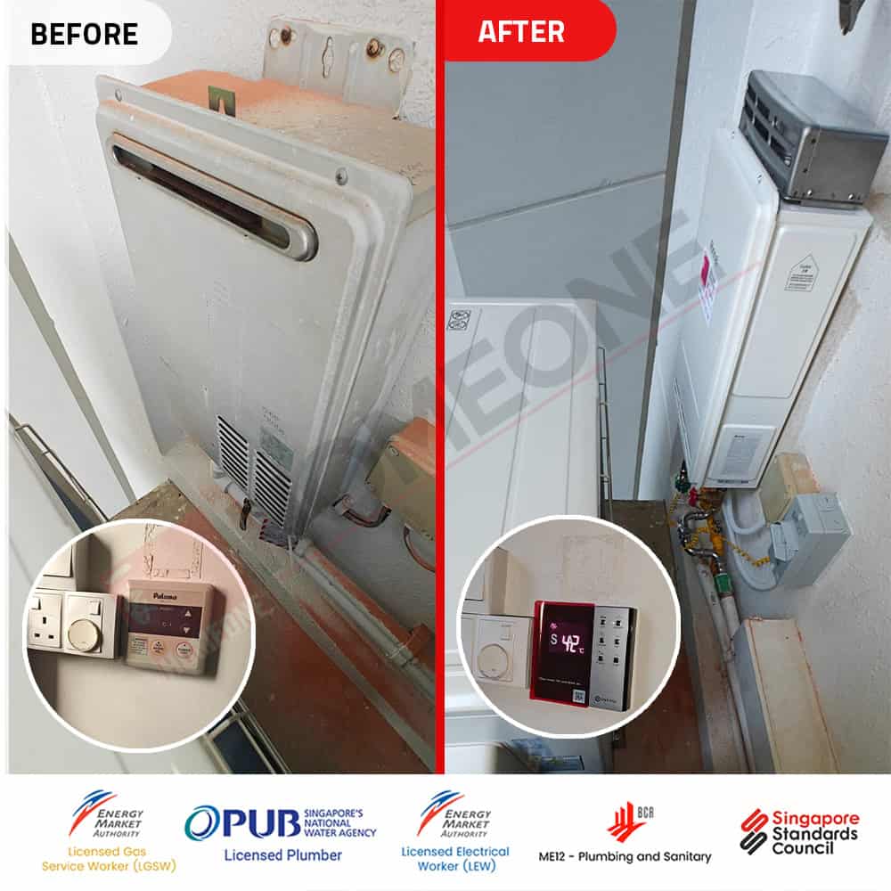 Gas Water Heater Leaking Water at Heat Exchanger - The Lakeshore- Before and After