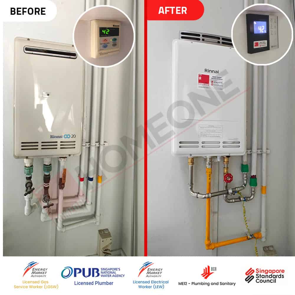 Gas Water Heater Not Working at Botannia - PCB and Heat Exchanger issue- Before and After replaced