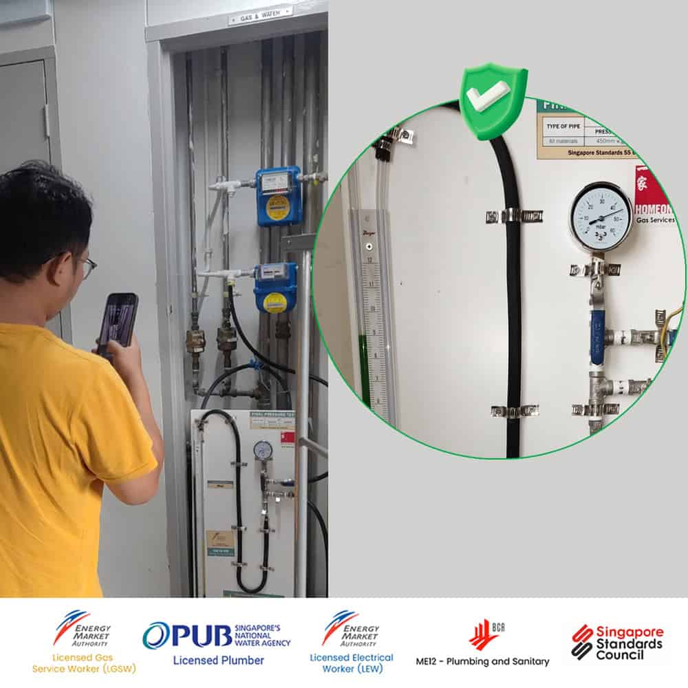 Final Pressure Test Most gas heater installer skip