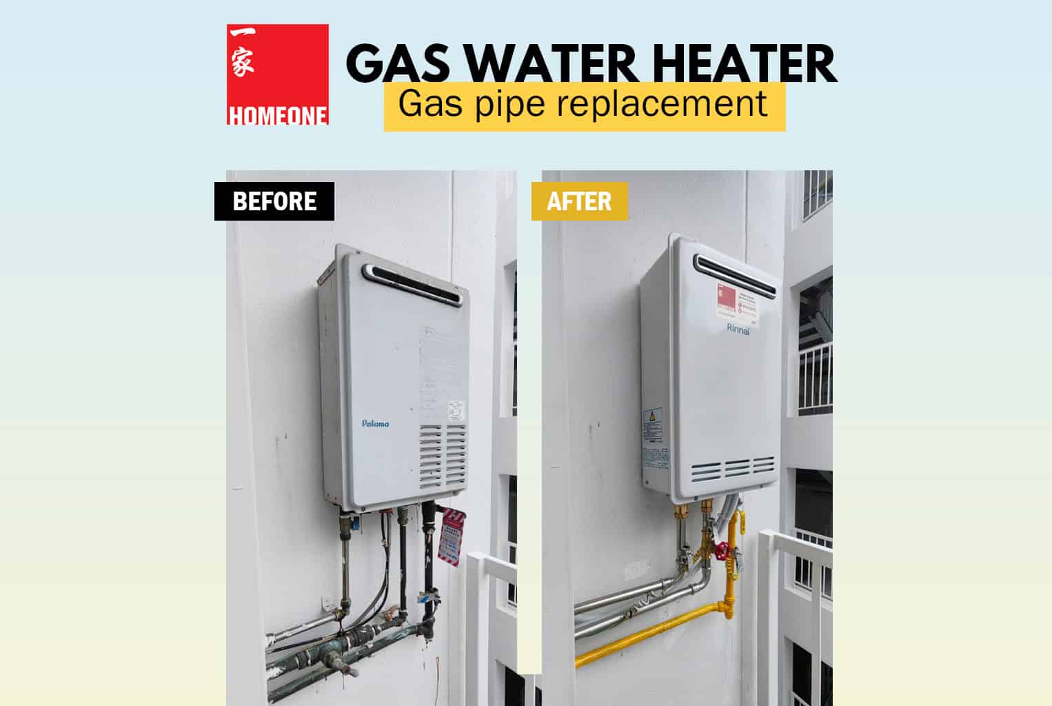 gas water heater - gas pipe replacement featured