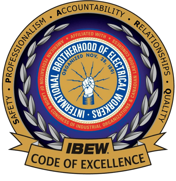 IBEW Code of Excellence Emblem