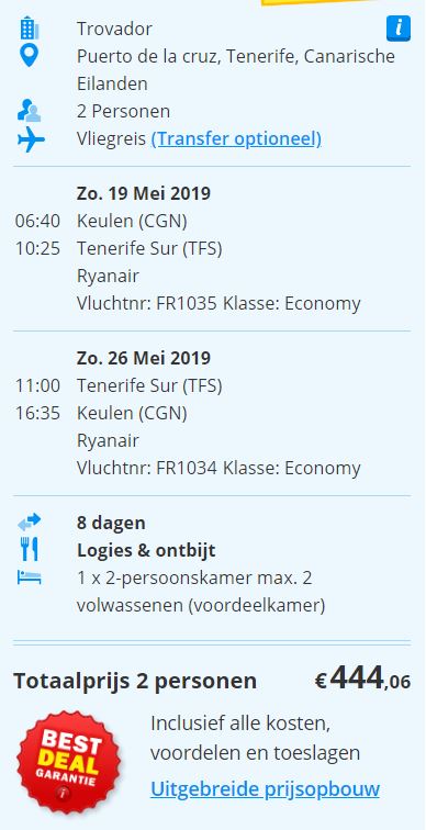 Op basis van 2 personen