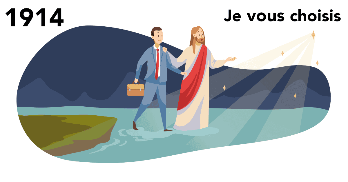 Jesus choisi l'organisation des Témoins de Jéhovah en 1914