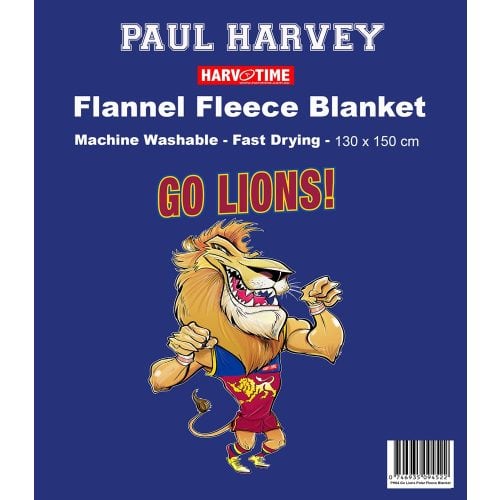 Brisbane Lions Fleece Blanket