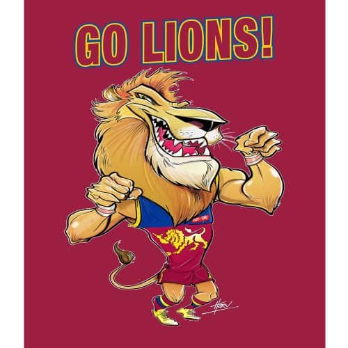 Brisbane Lions Fleece Blanket