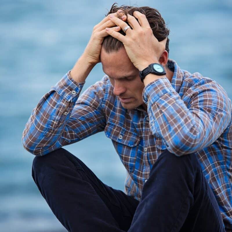 stress causing hair loss