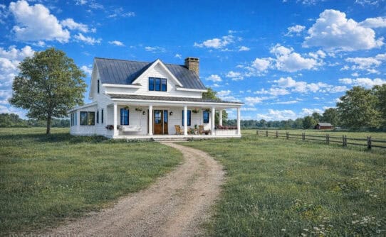 Forever Farmhouse — floor plan — 3,144 sq ft — 4 bedroom
