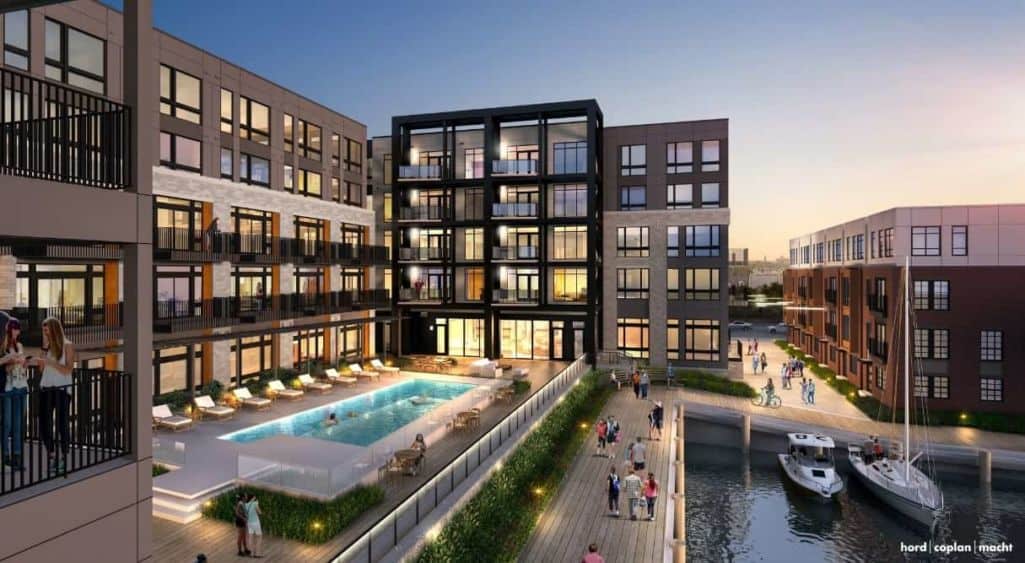 Elms Fells Point formally The Pennant - Marina and Structural Engineering for an Adaptive Reuse Waterfront Community