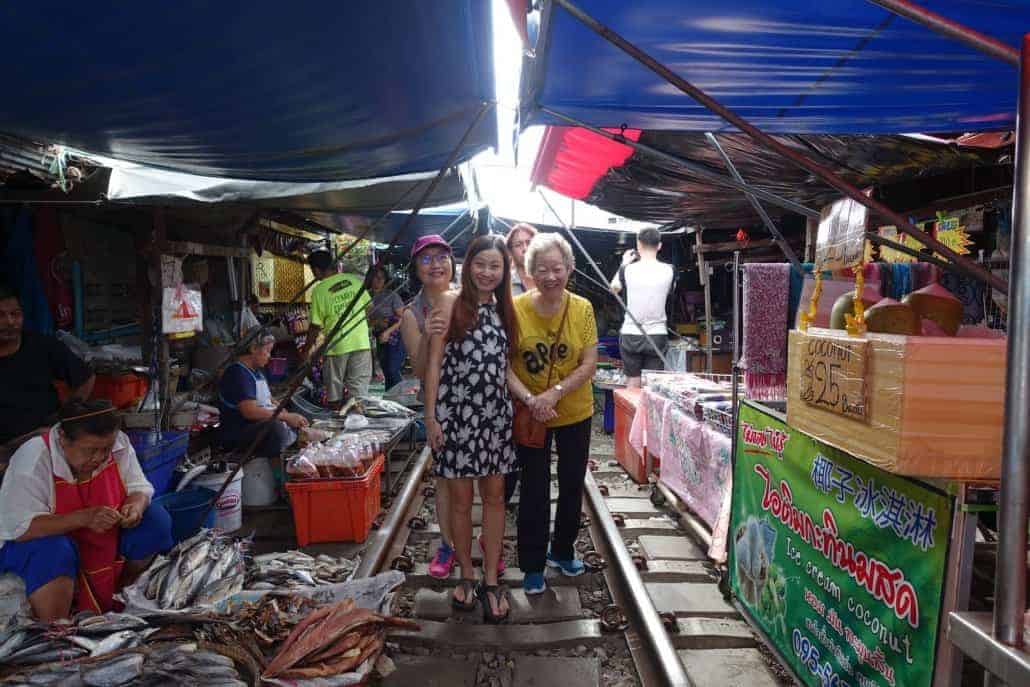 Maeklong Railway Market
