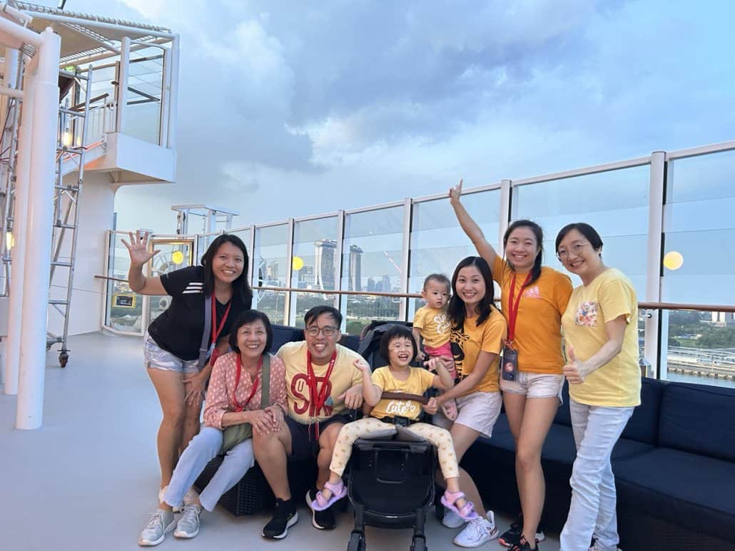 Genting Dream Resorts World Cruises Top Deck Sunset