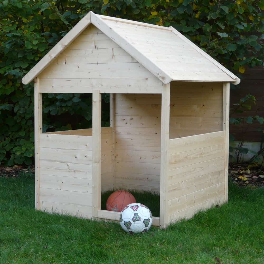 Casetta in legno per bambini BIMBI 120 x 120 cm-0 Casetta in legno per bambini BIMBI 120 x 120 cm-0
