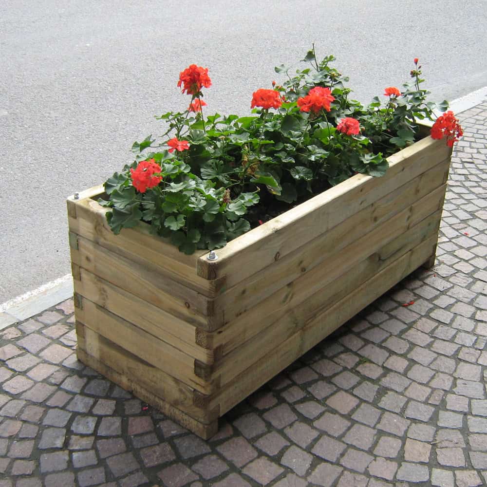 Fioriera in legno LINEA PROFESSIONALE 150x50x45,5 h cm con Rivestimento-0 Fioriera in legno LINEA PROFESSIONALE 150x50x45,5 h cm con Rivestimento-0