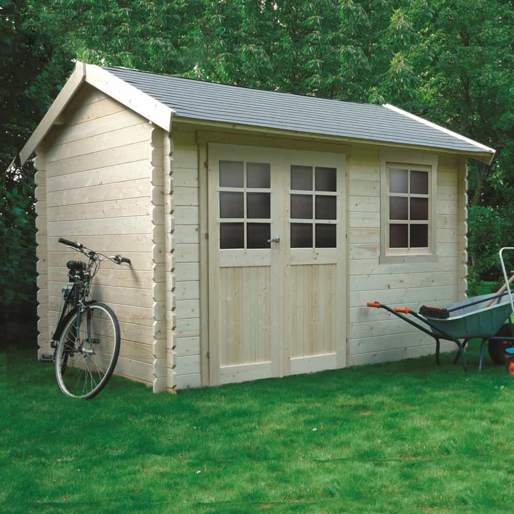 Casetta in legno ARLES 358 x 238 x 246 h. cm-0 Casetta in legno ARLES 358 x 238 x 246 h. cm-0