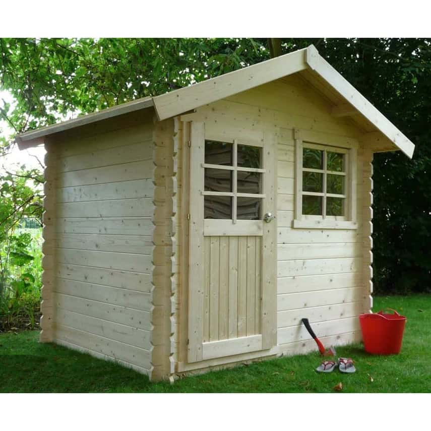 Casetta in legno IMPREGNATO per esterno LAVAL 238 x 198 x 239 h. cm-0 Casetta in legno IMPREGNATO per esterno LAVAL 238 x 198 x 239 h. cm-0