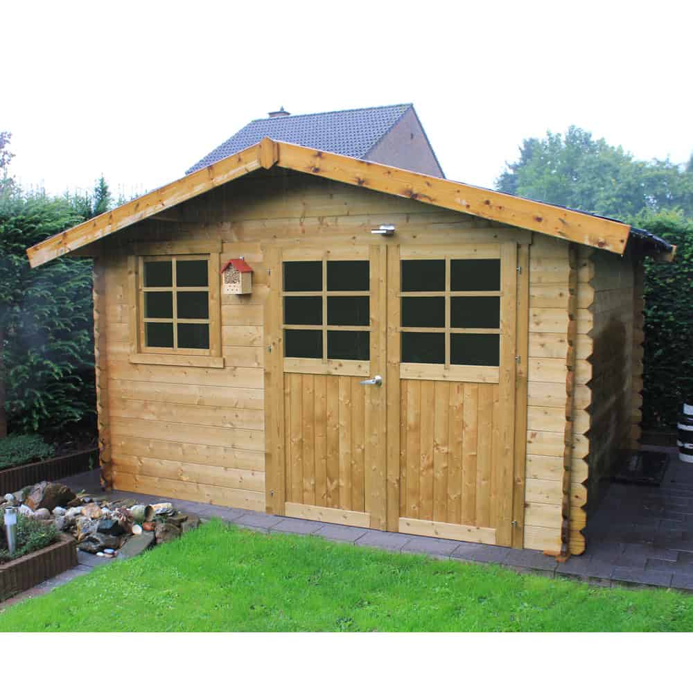 Casetta CHIMAY in legno IMPREGNATO 358 x 298 x 239 h. cm-0 Casetta CHIMAY in legno IMPREGNATO 358 x 298 x 239 h. cm-0