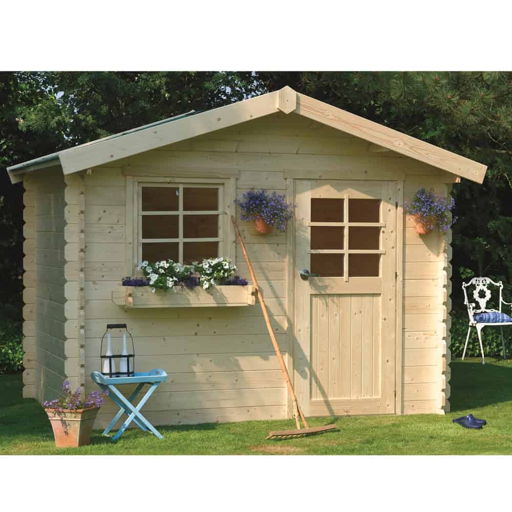 Casetta SOLOGNE in legno IMPREGNATO 298 x 298 x 239 h. cm-0 Casetta SOLOGNE in legno IMPREGNATO 298 x 298 x 239 h. cm-0