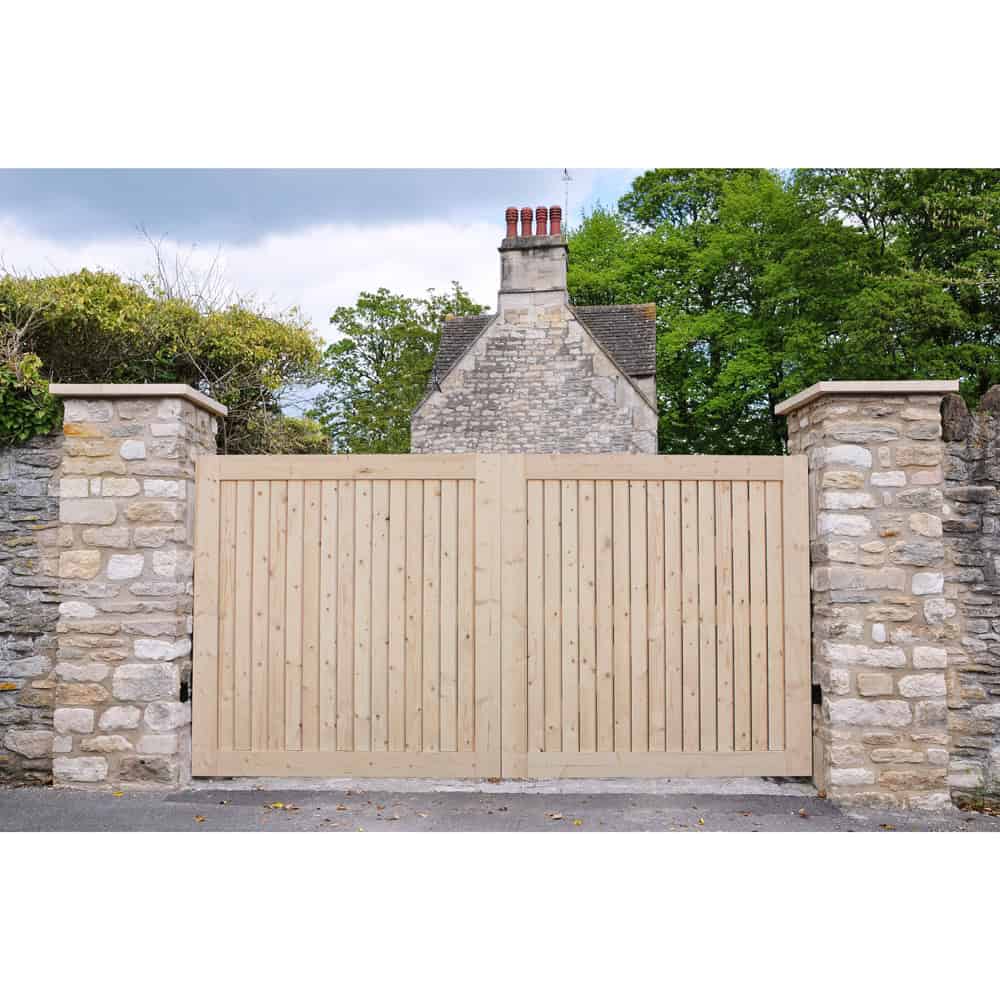 Cancello in Legno Doppio modello OSTEND 350 x 180 cm-0 Cancello in Legno Doppio modello OSTEND 350 x 180 cm-0