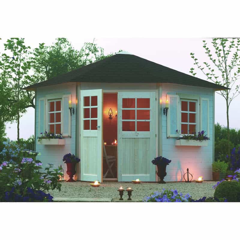 Casetta in legno NANCY 305 x 305 x 281 h. cm-0 Casetta in legno NANCY 305 x 305 x 281 h. cm-0