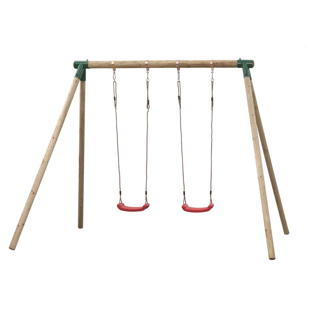 Altalena doppia CHLOE in legno IMPREGNATO-0 Altalena doppia CHLOE in legno IMPREGNATO-0