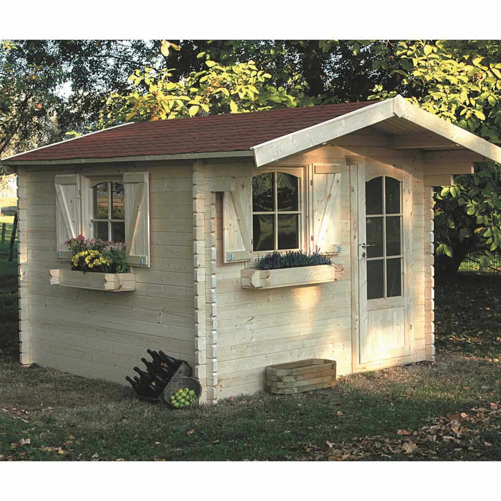 Casetta in legno CHAMONIX I 298 x 298 x 242 EXTRA SPESSORE 40 pavimento COMPRESO-0 Casetta in legno CHAMONIX I 298 x 298 x 242 EXTRA SPESSORE 40 pavimento COMPRESO-0